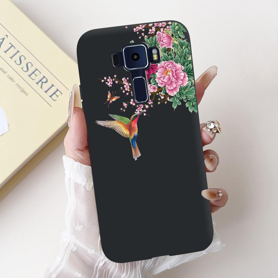 Для ASUS Zenfone 3 ZE520KL Z017D 4 Max ZC520KL X008D 3 Max ZC520TL Чехол Мягкий Силиконовый Задняя Крышка Сумка с Рисунком Сердце Бабочка Цветок