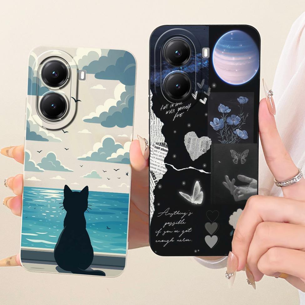 Чехол для Xiaomi Poco X7 Pro Чехол Модный Мультяшный Милый Смешной Расписной Силиконовый Чехол 2412DPC0AG 2412DPC0AI
