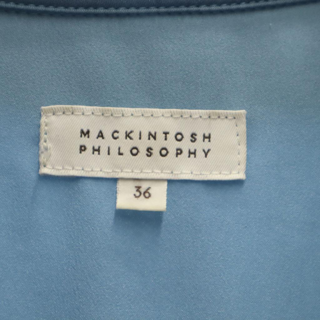 MACKINTOSH PHILOSOPHY Short sleeve Shirt dress 36 Blue Women Used