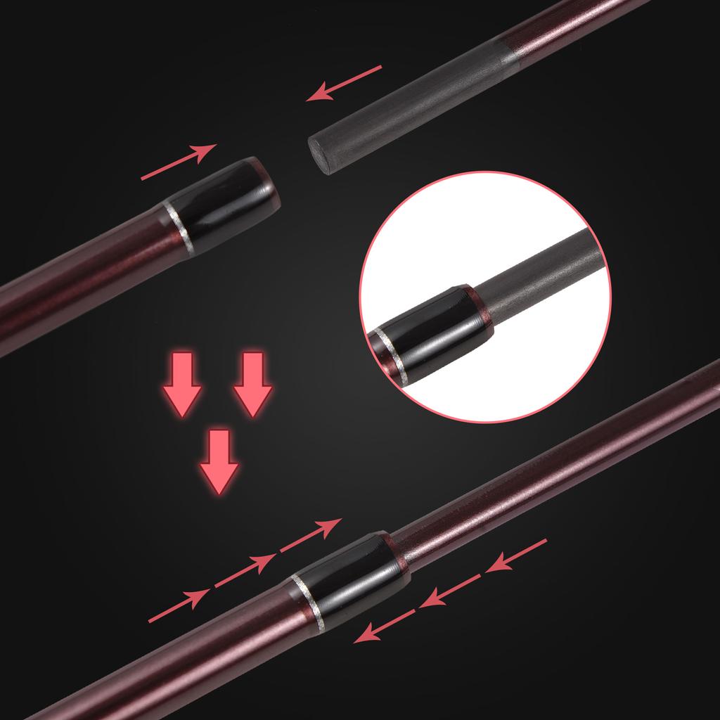 Углеродная спиннинговая удочка 1,8 м, цельнолитая удочка с удобной ручкой из ЭВА