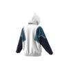 Adidas Originals Trefoil Nova Hoodie Color Block Printed Logo Long Sleeve Sweatshirt Men Hoodies White CE4801