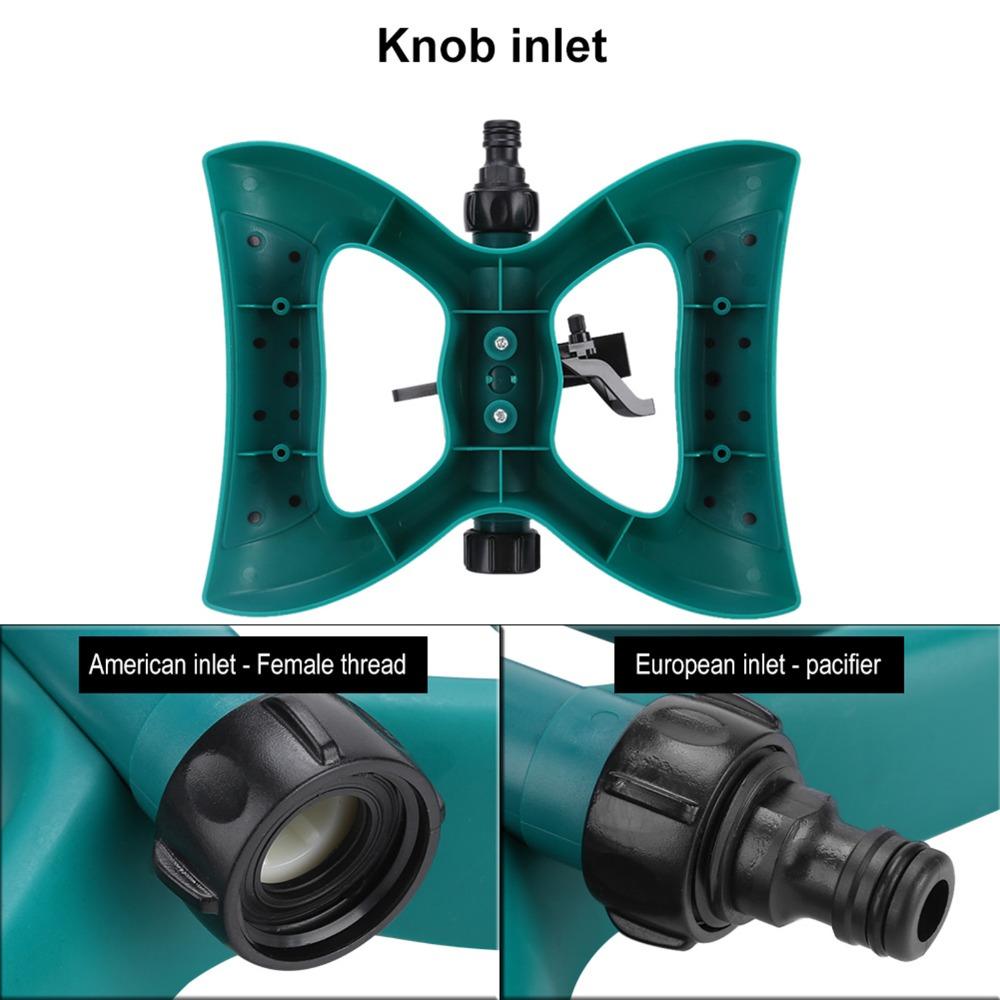ABS Water Sprinkler 360 Degree Irrigation Sprinkler Rotating Irrigation Sprinkler Garden Watering