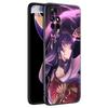 Genshin Impact Raiden Shogun Baal Black Phone Case For Xiaomi Redmi Note 10 11 11S 12 13 4G 8 9 11T Pro 5G Plus 8T 9S 10S 12S