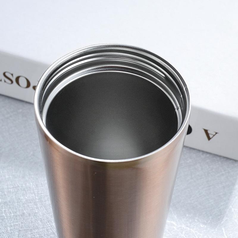Stainless Steel Coffee Mug 500ml Thermo Mug with Lid Beer Mugs for Tea Cup Thermos Metal Cup Drink S