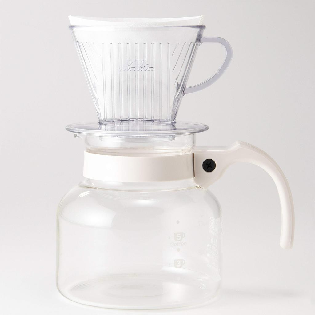 Kalita Кофейный сервер Дриппер Охладитель для вкусного кофе со льдом Термостойкий стеклянный сервер Эксклюзивное оборудование для ручного капельного заваривания кофе Кофейный графин Декантер