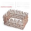 Pvc Animal Habitat Fencing Model For Diy Farm Scene And Model Collectors