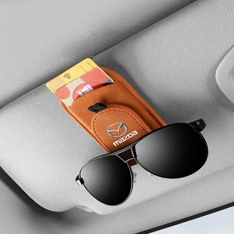 2025 Горячий Автомобильный Козырек Многофункциональная Сумка для Хранения Зажим для Очков для Mazda 3 6 RX8 RX7 Axela Atenza MX5 CX9 CX3 CX5 CX7 323 626