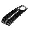 Chrome Glossy Fog Light Cover Grills Front Grille Fit for A4 S4 B8 09‑12