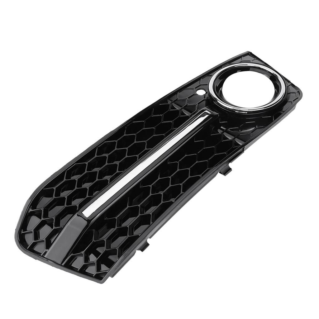 Chrome Glossy Fog Light Cover Grills Front Grille Fit for A4 S4 B8 09‑12