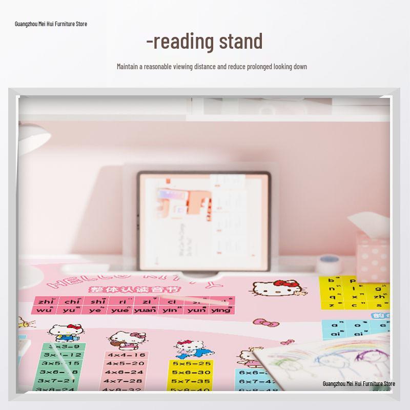 Детский портативный многофункциональный складной стол для учебы и набор стульев - Не требует установки