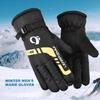 New Ski Gloves Men's Warm Gloves Winter Riding Gloves Plus Velvet Thickening