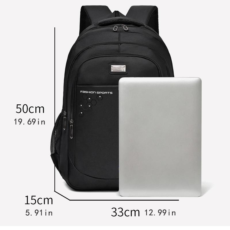 Multi Pocket Large Capacity Backpack, Daily Carrying Backpack, Leisure Travel Bag, Scratch Resistant Fabric, Spacious Backpack,