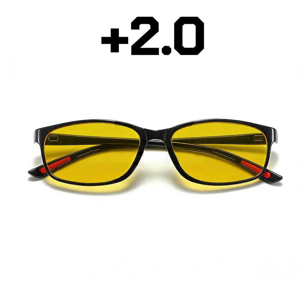 Ультралегкие Очки для Чтения с Ночным Видением из TR90 Маленькая Рамка Очки для Дальнего Зрения Дневное и Ночное Видение Вождение На Улице Очки для Пресбиопии