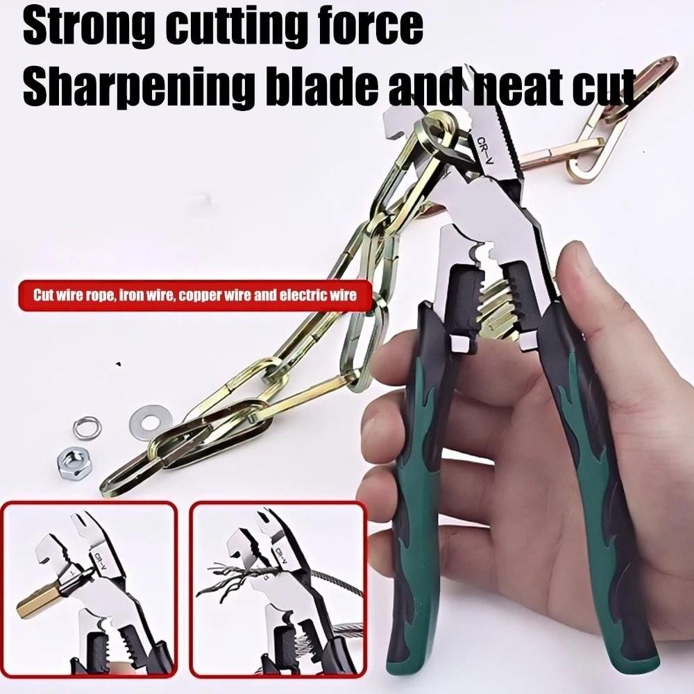 Easy Gripping Cable Cutter Heavy Duty Electrical Crimping Pliers Wire Stripper  Professional Wiring