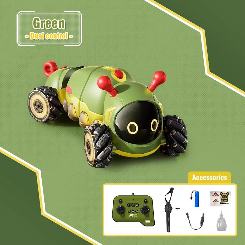 Нетоксичный умный радиоуправляемый insect 4WD RC трюковой автомобиль с распылителем и светом, радиоуправляемые животные, электрические игрушки для детей, подарки