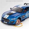 1/24 Ford Mustang Shelby GT500 Viper Сплав Спортивный Автомобиль Модель Литой Металл Игрушка Гоночный Автомобиль Модель Транспортного Средства Звук и Свет Детский Подарок