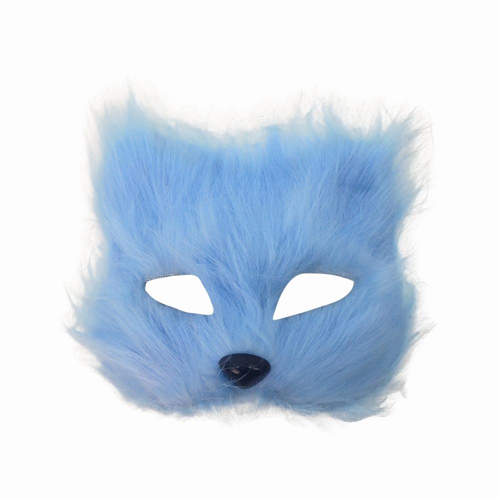 Realistic Half Face Mask Cartoon Masquerade Mask Ghost House Decor Eye Mask  Costume Party Supplies