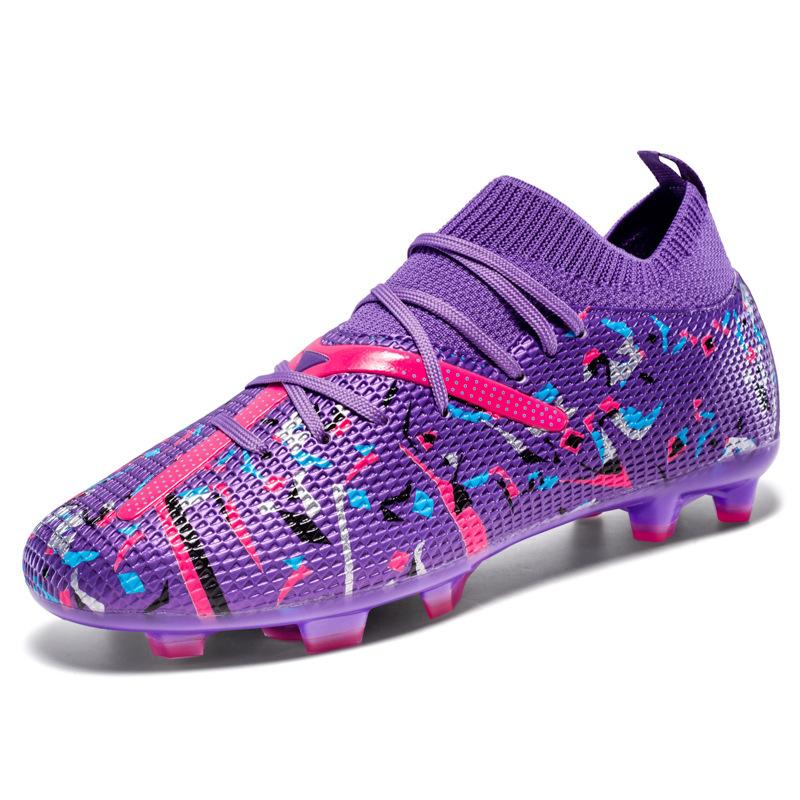 Men's New Cut Seamless Knitting Competition Length Football Shoes 20252025 Indoor and Outdoor Nail Training