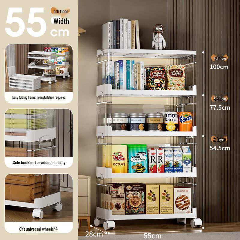 Huadie Lai Foldable Multi-Layer Storage Rack