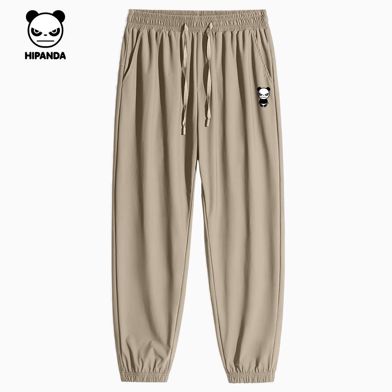 Hello Hipanda Panda Ice Silk Cool Sensation Quick Drying Breathable Leg Tight Casual Pants