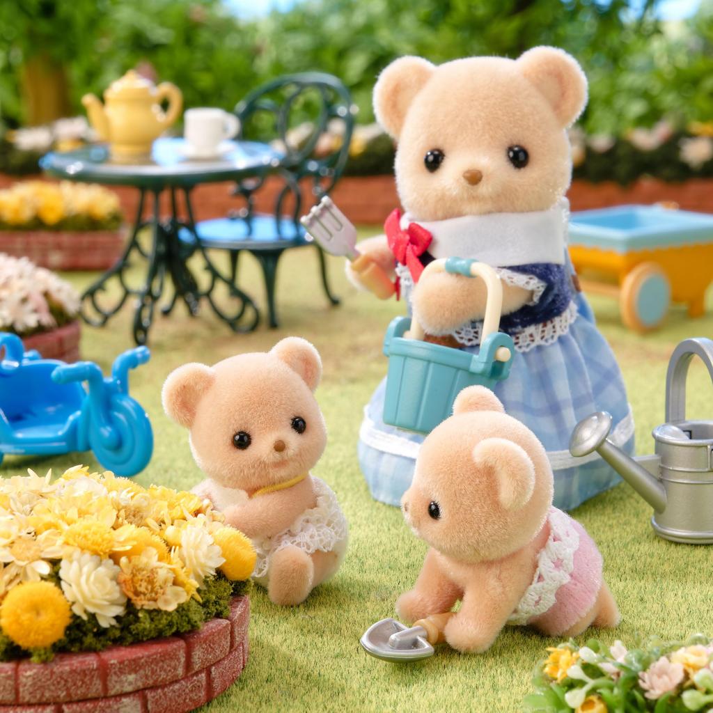 Кукла Sylvanian Families Медведь ST Mark Сертификация Возраст Игрушка Кукольный домик Sylvanian Families EPOCH [Biscuit Twins] Ku-70 3+