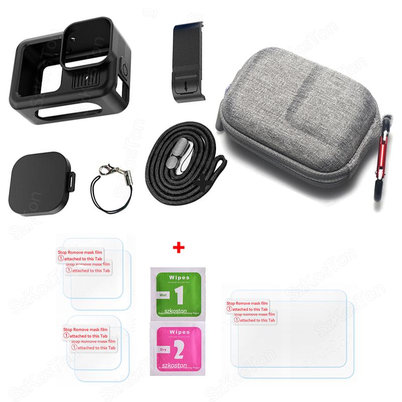 Крышки объектива для Go Pro Hero 13 Мягкий силиконовый водонепроницаемый противоударный чехол для Go Pro 13 Аксессуары для спортивных экшн-принадлежностей