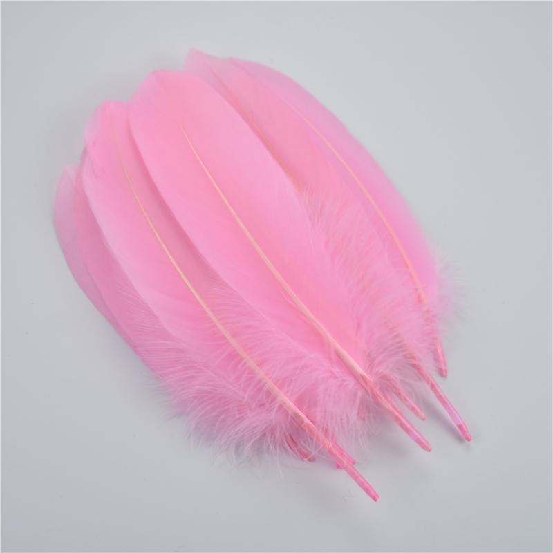 20Pcs Colorful Hard Stick Goose Feather 6-8inch/15-20cm Natural Swan Crafts Plumes Table Centerpieces Feathers for Decoration