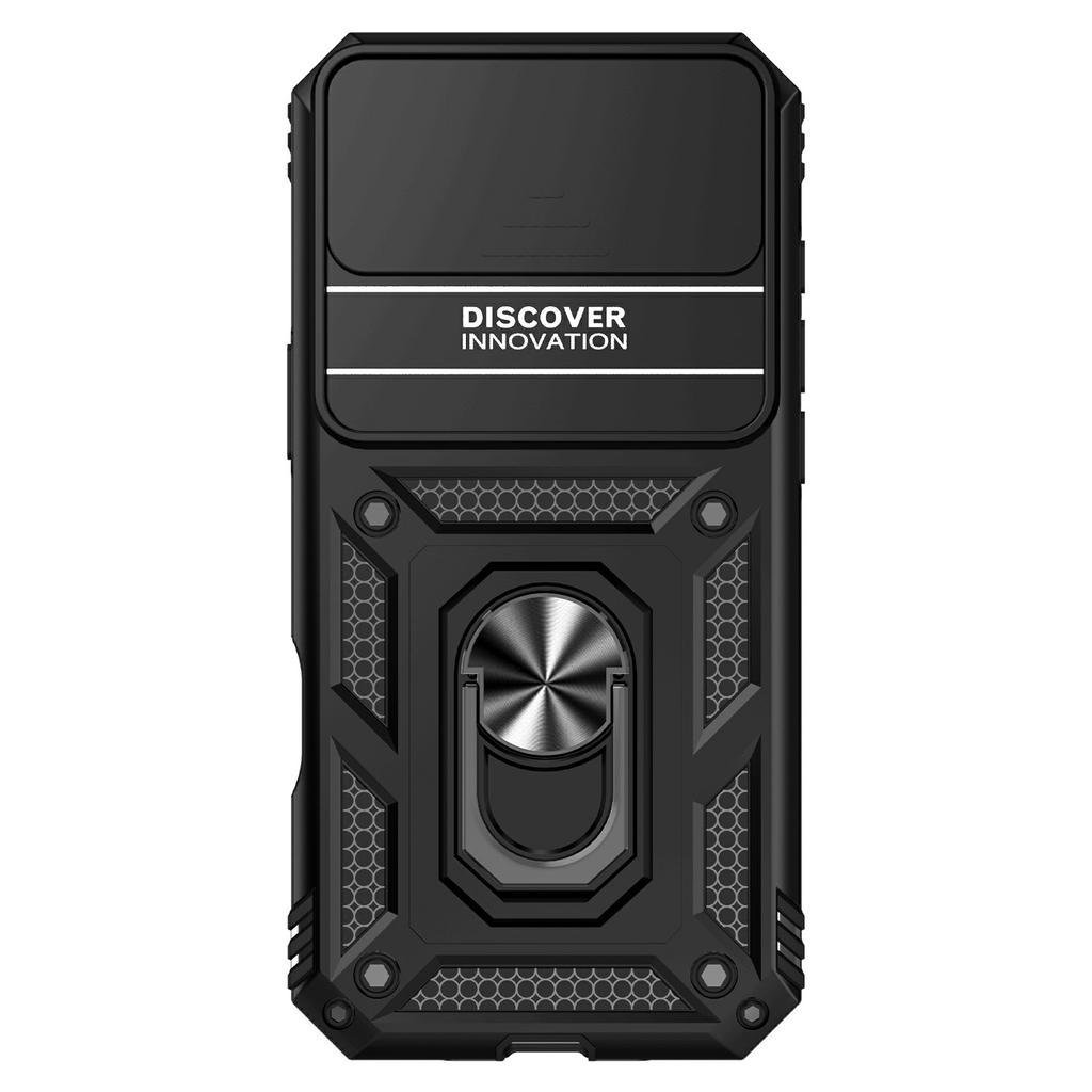 Для iPhone 17 Air Чехол PC+TPU Чехол для телефона с защитой объектива Подставка