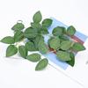 10/20/50 шт./лот 6 листьев/шт. Зеленый искусственный лист цветок для свадьбы домашнее украшение листва DIY скрапбукинг ремесло искусственный цветок