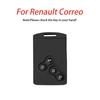 Силиконовый чехол для ключей с 4 кнопками для Renault Duster Captur Clio Logan Megane 1 2 3 Koleos Scenic Nema Fluence Zoe, аксессуар
