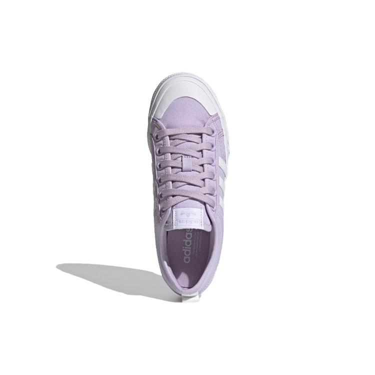 adidas Женские кроссовки на платформе Nizza 'Purple White' FV5455
