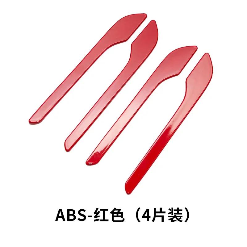 Автомобильная защитная наклейка на дверную ручку, декоративная наклейка, 4 шт./компл., защита от царапин для Tesla Model 3 Y 2025 ABS Worldmuma