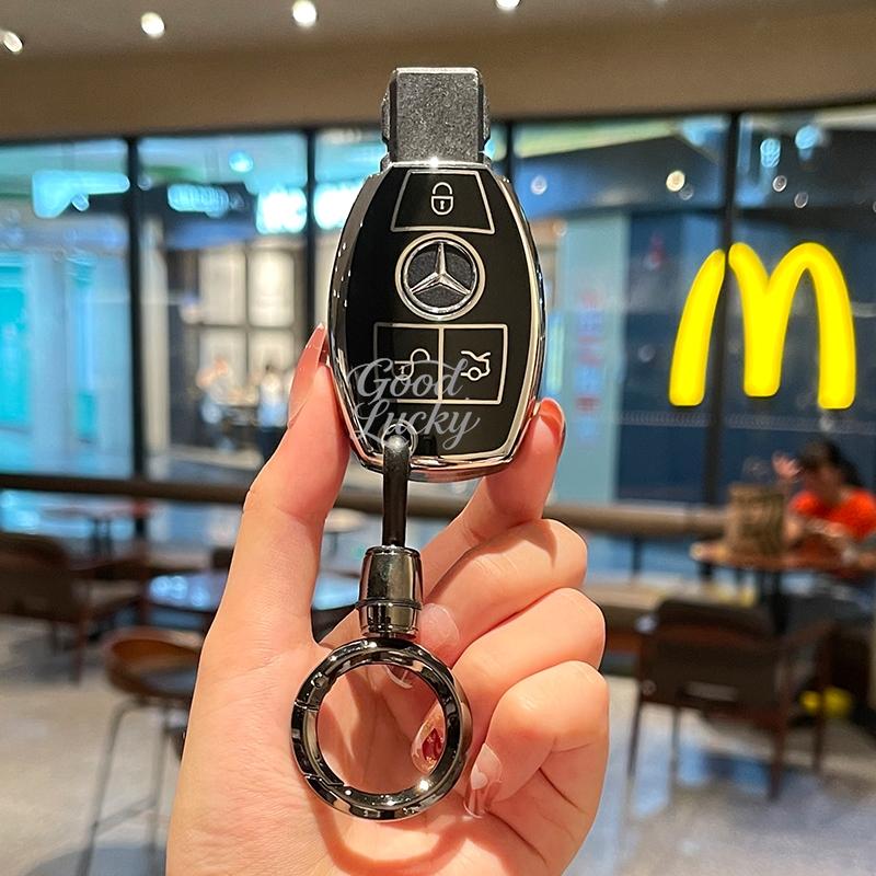 AABIC1 New TPU For Mercedes-Benz C260l Car Key Set New C-class E-class S-class GLC Bag GLE Buckle EQB Shell EQA High-grade Female