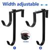 2Pcs Heavy Duty Pool Pole Hanger Iron Pool Brush Hanger Swimming Pool Pole Hooks  Poolside Storage