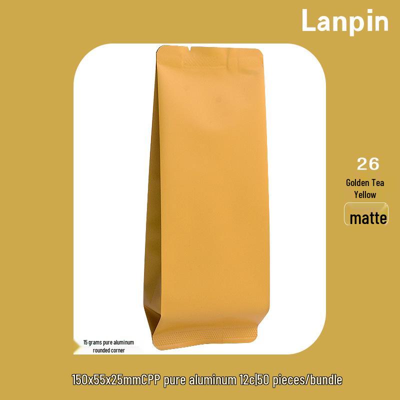 Премиальный алюминиевый фольгированный чайный пакетик для Яньча, черного чая, зеленого чая, корицы, Да Хун Пао