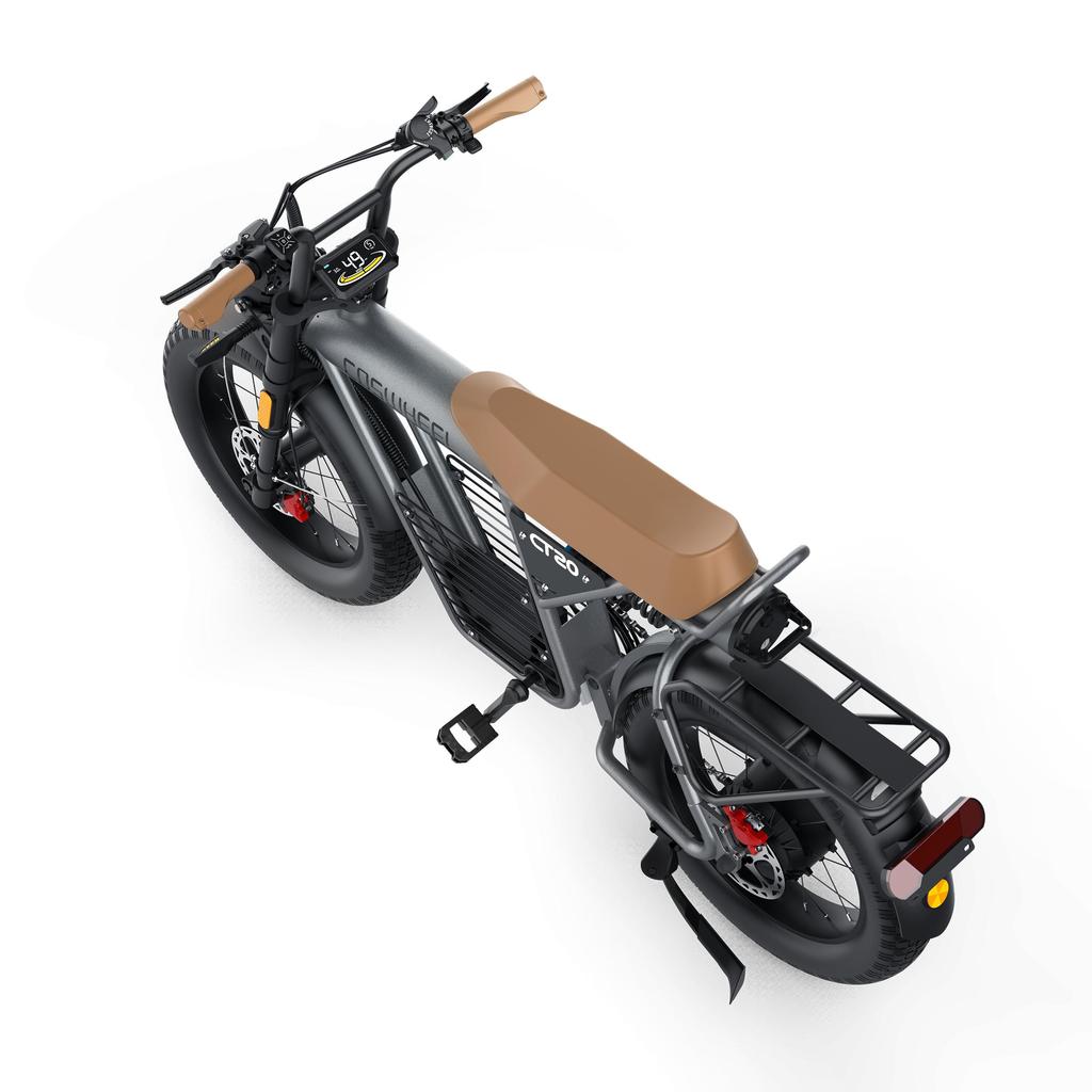 Coswheel CT20 Новый стиль 2025 Горный Электровелосипед 1500 Вт 20-дюймовые Толстые Шины Электровелосипед 48 В 25 Ач Велосипеды Взрослый Внедорожный Электрический Велосипед Мотоциклы