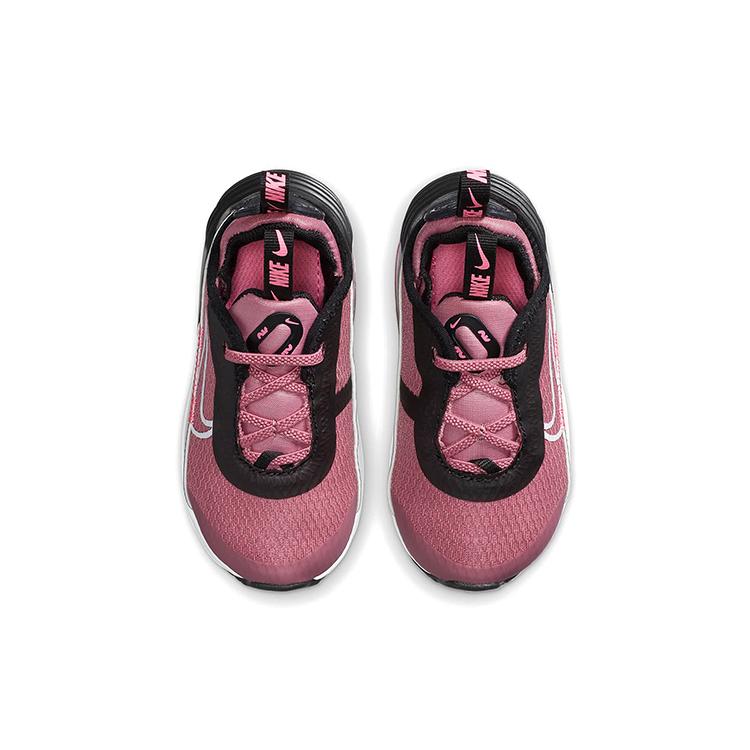 Nike Модные дышащие низкие кроссовки для бега Air Max 2090 Черно-розовые для младенцев и малышей DB0929-600