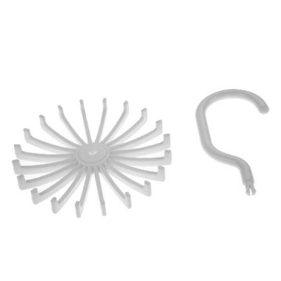 1 шт., 20 крючков, вращающаяся стойка для галстуков, регулируемый ремень, вешалка для шарфа, органайзер