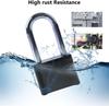 Big 4 Digit Combination Lock Shackle Outdoor Waterproof Padlock for School Gym Locker Gate Hasp Storage Box Fence Case Door Lock