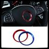 Steering Wheel Badge Decorative Ring Sticker For Mercedes-Benz A B C E S GLS GLC CLA GLA GLE Class Center Logo Decoration