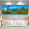 Животное Орел летит с крыльями горы холст картины плакаты и принты настенные художественные фотографии гостиная домашний декор без рамки