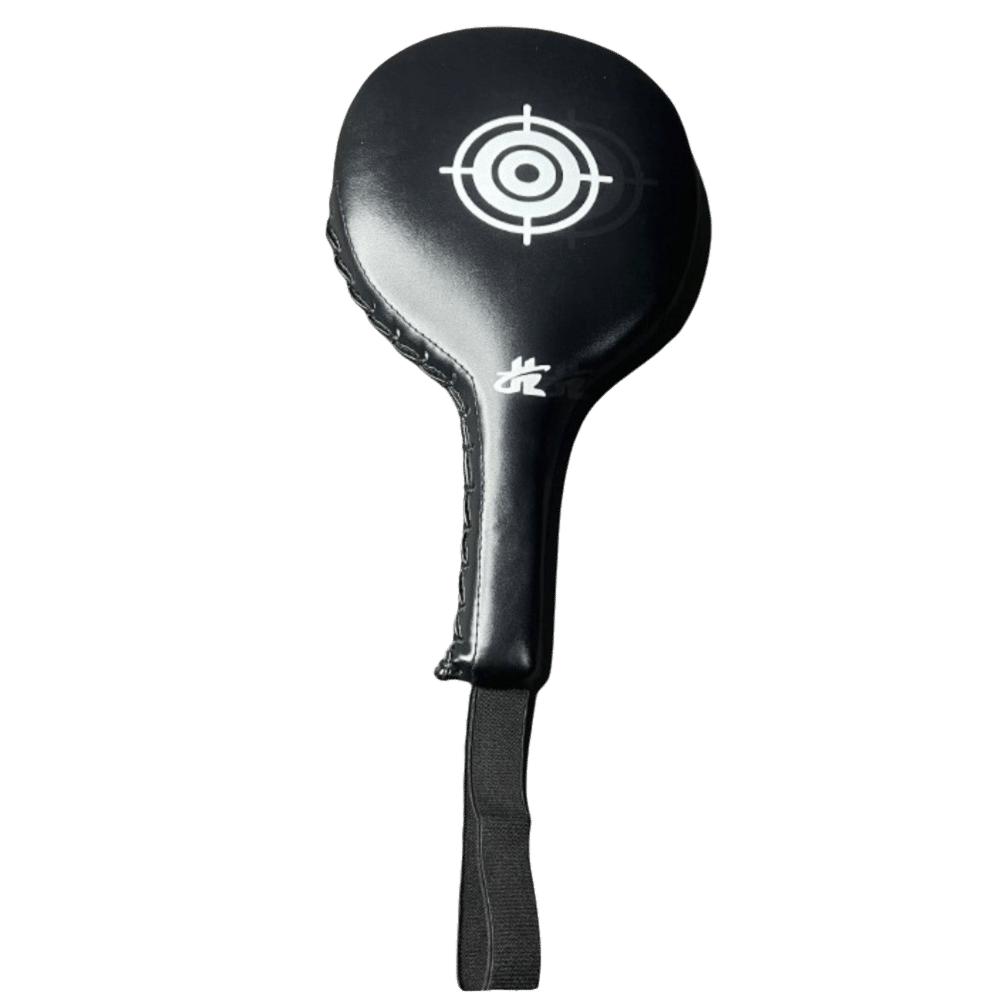 PU Striking Target Pad Black Paddle Handheld Striking Pad Black PU Boxing Target Boxing Practice