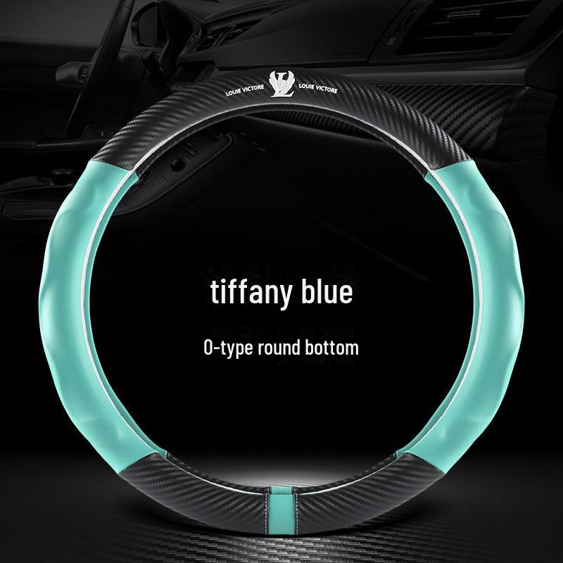Чехол на руль из матовой углеродной кожи с эффектом 3D для Geely Binyue, Binrui, COOL, Boyue и Dihao