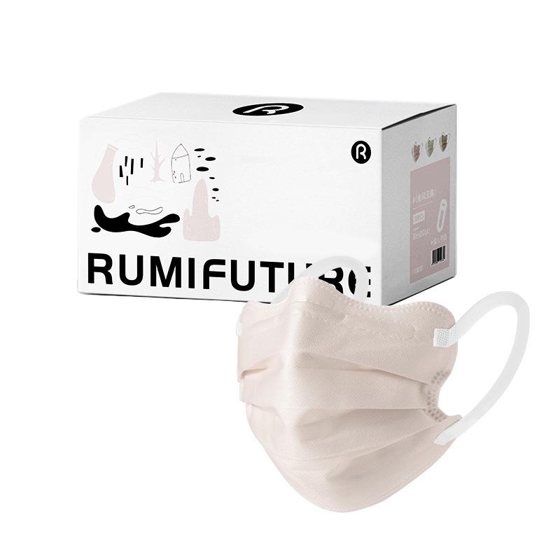 Взрослая одноразовая маска в форме бабочки «Золотой ветер и нефритовая роса», 3-слойная защита, Весна/Лето 2025