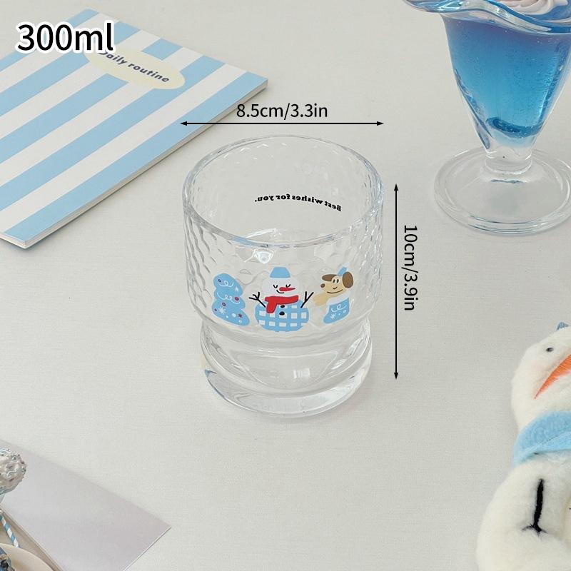 Винтажный стеклянный стакан, бутылка для воды, набор стаканов, прозрачный стакан для сока, молока, кофе, эстетичный стеклянный стакан, украшение стола для дома