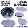 Green Stuff World Резак для овальных подставок, Инструмент для миниатюр, GSWD-1998