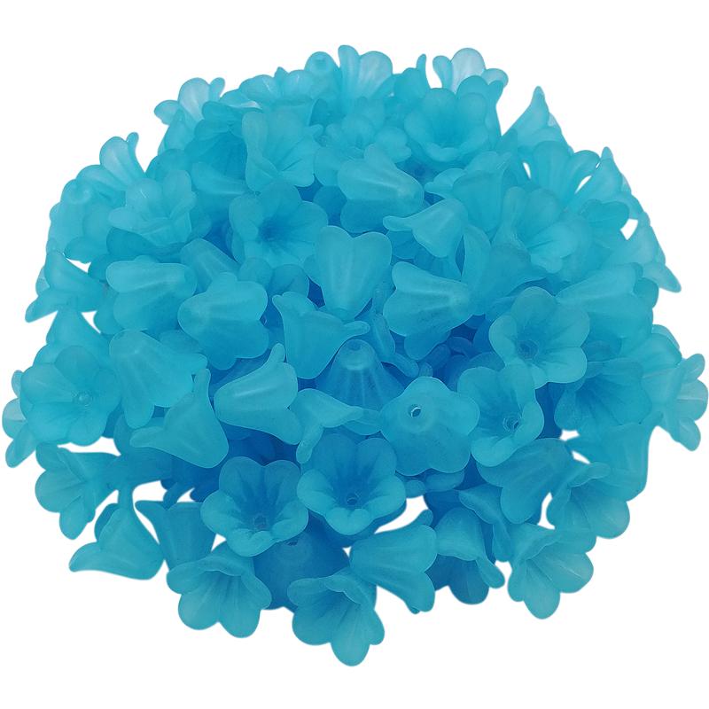 50 шт., цветные бисерные колпачки 13x10 мм, изготовление украшений своими руками, высококачественные матовые акриловые бусины-трубы