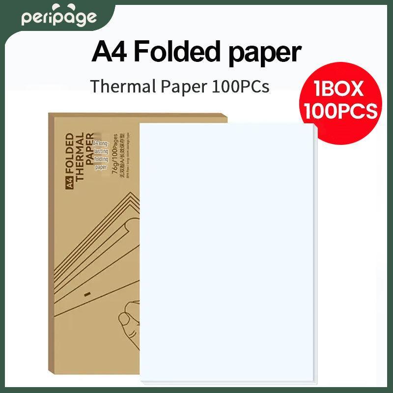 Бумага для термопринтера PeriPage A40 быстросохнущая высокой четкости A4 для фотографий