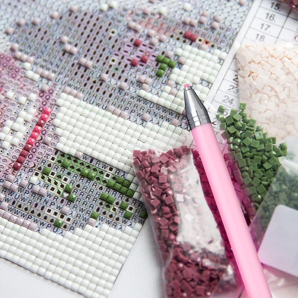 DIY Craft Refillable Wax Pen Embroidery Point Drill Pens for Diamond Painting Tool Accessories