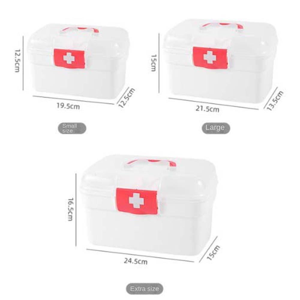 Multi-layer Large Pill Box Large Capacity Domestic Medicine Box Pill Storage Organizer Medicine Tablet Container Portable